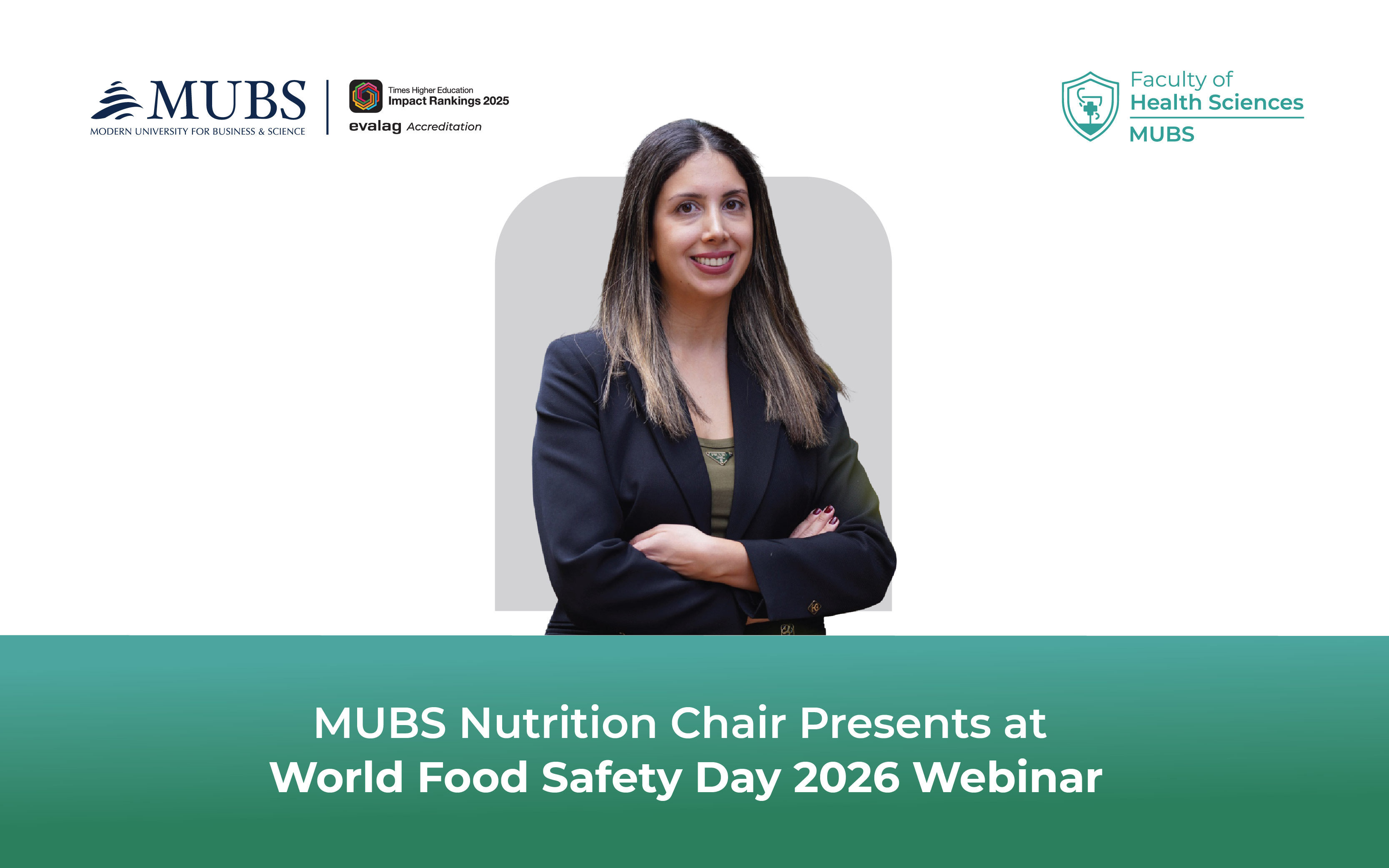 MUBS Nutrition Chair Presents at World Food Safety Day 2026 Webinar